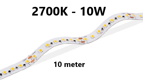 LED stripe - ultra long - 10W/m - 2700K - L73