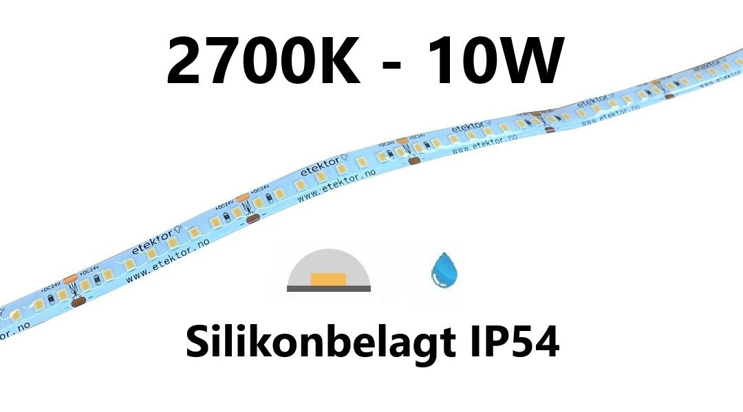 LED stripe - ultra long - 10W/m - 2700K - L118