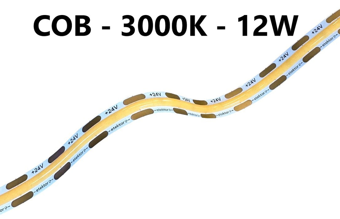 LED stripe - COB - 12W/m - 3000K - L414