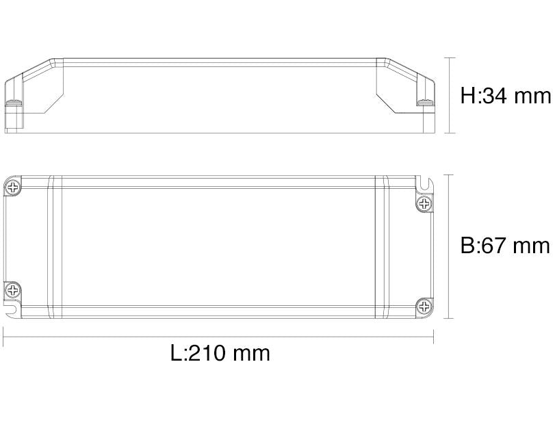 LED driver fasedim - 150W - 24V