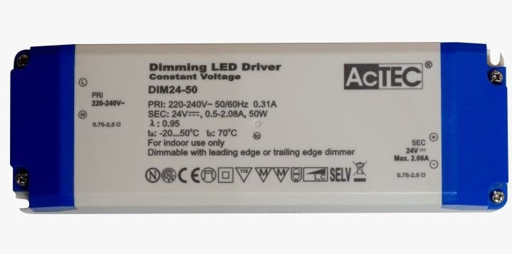 LED driver fasedim - 50W - 24V