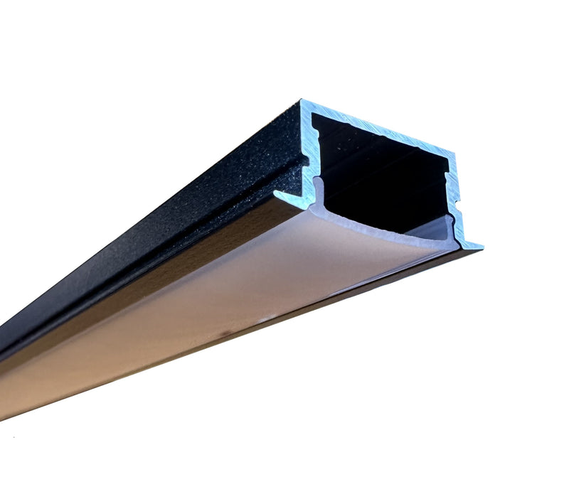 30,5x12,8mm svart - A125