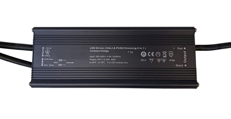 Dali/push driver 24V - 80w