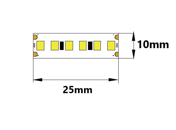 LED stripe - 10W/m - 3000K - L181