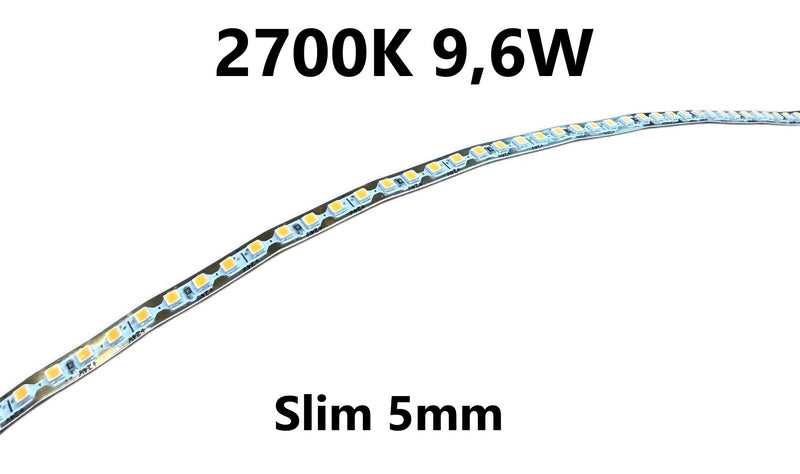 LED stripe - slim - 9,6W/m - 2700K L177/L193