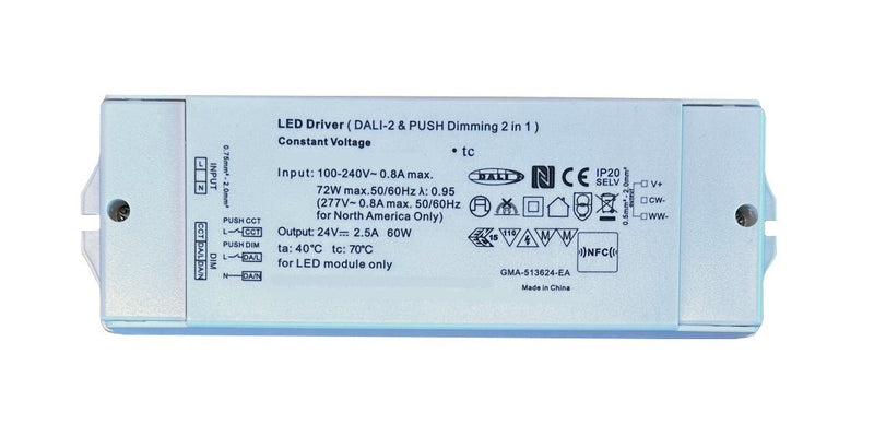 Dali/push driver TW DT8 24V - 60w