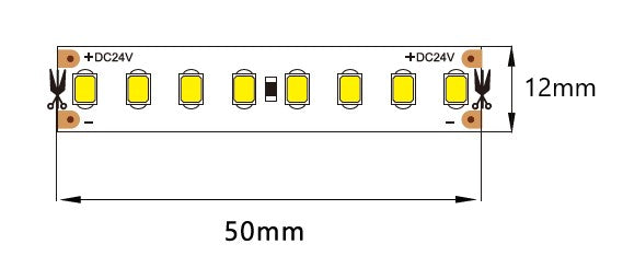 LED-strimmel - strømmulighed - 5/10/13,5 W/m - 4000K - L166
