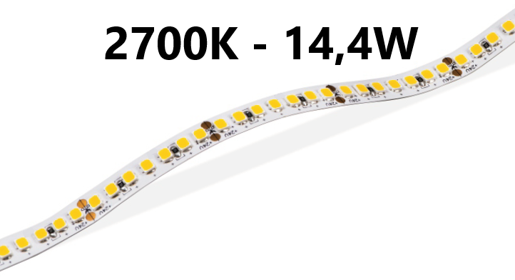 LED stripe - 14,4W/m - 2700K - L90