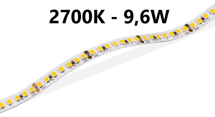 LED stripe - 9,6W/m - 2700K - L89