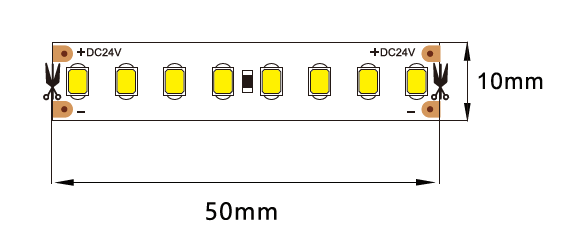 LED stripe - ultra long - 10W/m - 4000K - L149