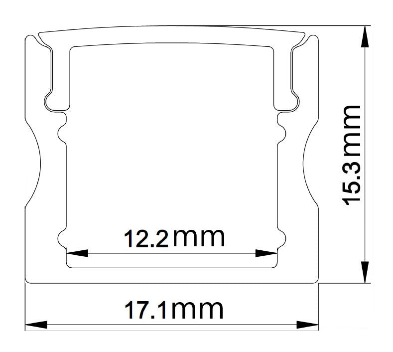 17,1x15,3mm vit - A62