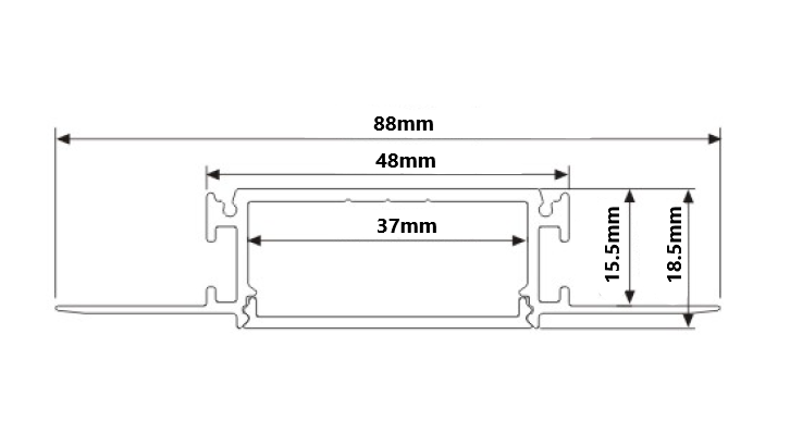 Glittrande 37 mm lock - A23