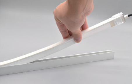 LED neon strip - sidebøjning