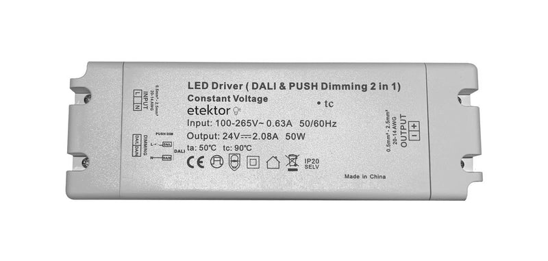 Dali/skub driver 24V - 50w