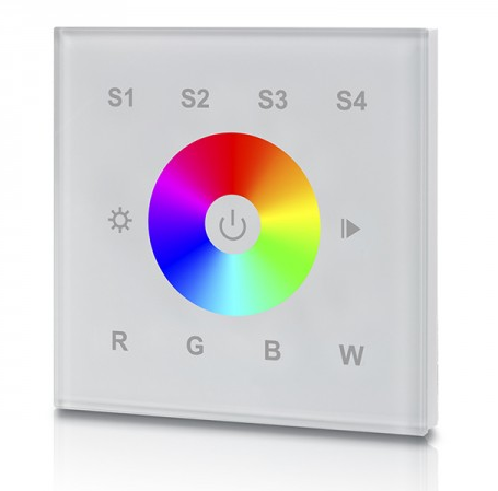 DALI RGBW styrepanel DT8 - 1 gruppe 4 save - D50