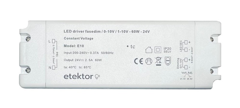 LED driver fasedim / 0/1-10V - 60W - 24V