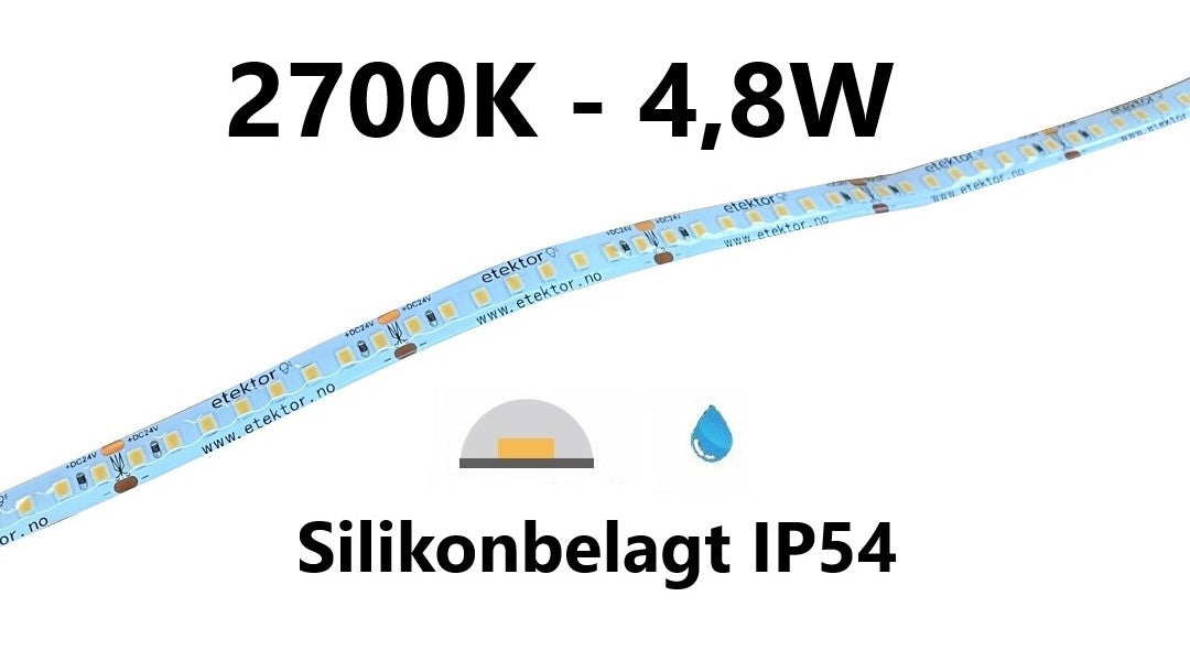 LED stripe - high lumen - 4,8W/m - 2700K - L147