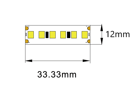LED stripe - 14,4W/m - 3000K - L85