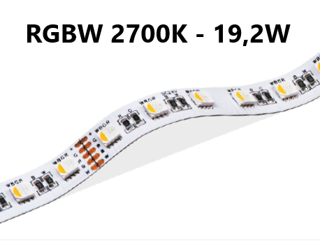 LED stripe - RGBW - 19,2W/m - 2700K - L117