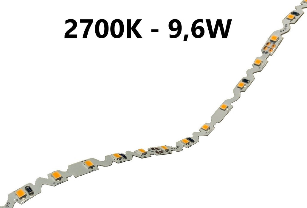 LED stripe - S-stripe - 9,6W/m - 2700K - L55