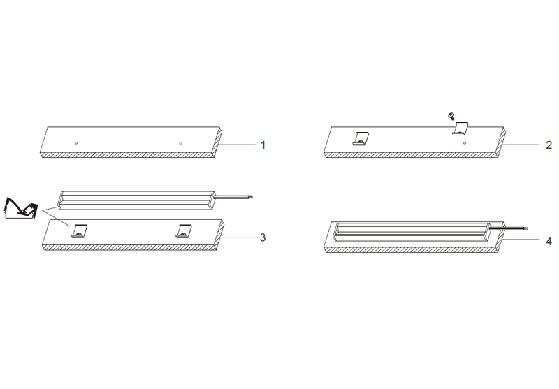 Hylla asymmetrisk - A51